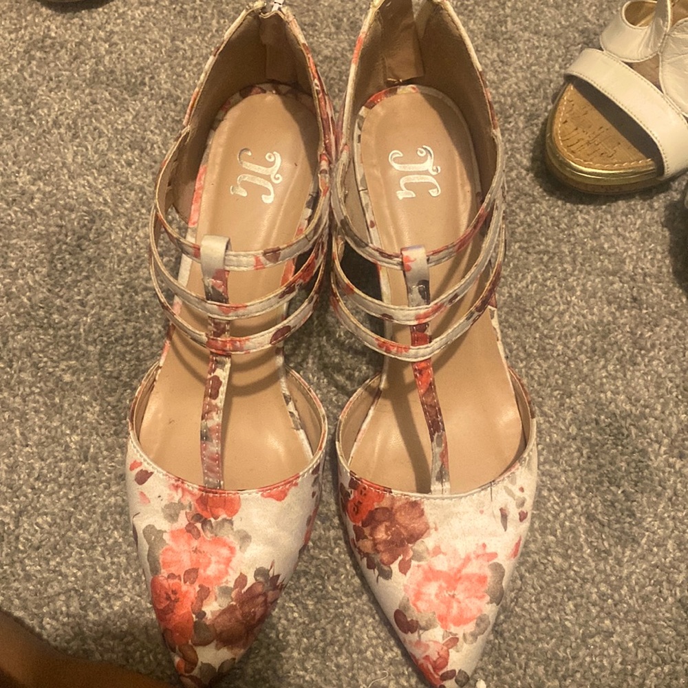 Floral heels